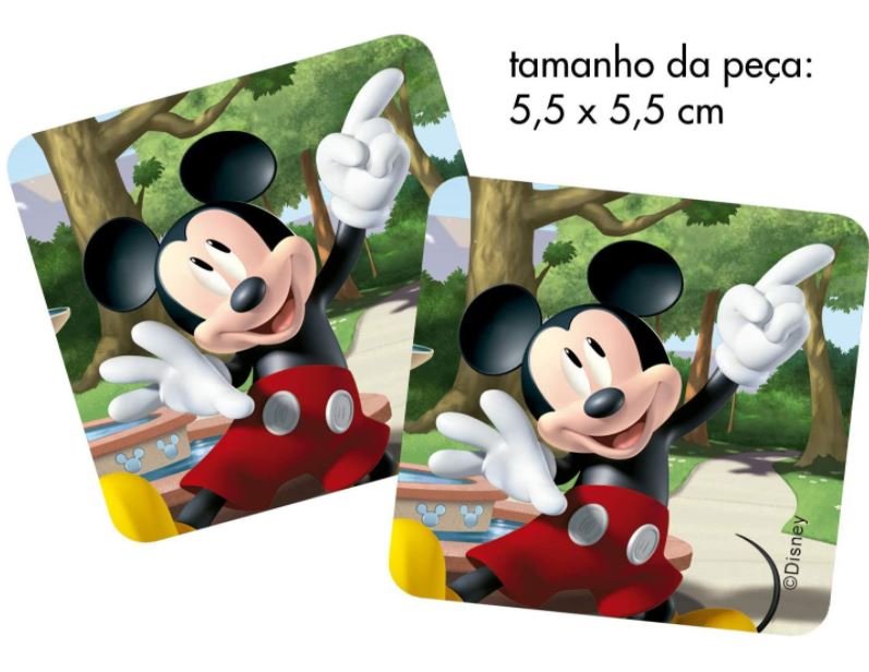 Jogo de Dominó Infantil - Disney Junior - Mickey - 28 Peças - Toyster