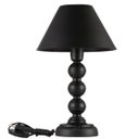 Ver imagem 1 de Abajur Luxo Moderno Luminária Mesa Sala Quarto Mirage Preto