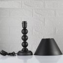 Ver imagem 3 de Abajur Luxo Moderno Luminária Mesa Sala Quarto Mirage Preto