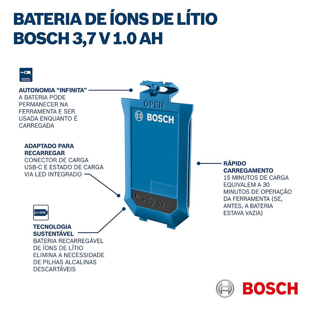 Bateria Bosch Para GLM 50-27 - 5
