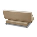 Ver imagem 3 de Sofá Cama 1,80m Istambul Suede Bege Mirra Decor