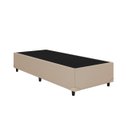 Ver imagem 3 de Base Box Solteiro Classic Blindado 88x188x40 Corino Bege