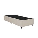 Ver imagem 4 de Base Box Solteiro Classic Blindado 88x188x40 Corino Bege