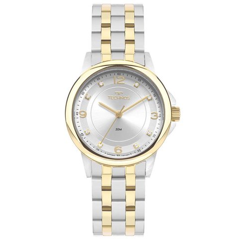 Relógio Technos Feminino Ref: 2035mvg/1k Boutique Bicolor