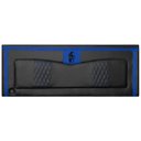 Ver imagem 1 de Kit Quarto Gamer Baú e Painel Fighter Usb 140cm Cama de Casal:preto e Azul