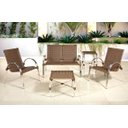 Ver imagem 2 de Conjunto de Poltronas e Namoradeira Mini Garden - Área externa, Jardim, Piscina - Argila