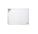 Ver imagem 2 de Quadro Branco Luxo (Base MDF + Fórmica) 60x40 cm Magnético Moldura de Alumínio Pop 5611 + 3 Marcador