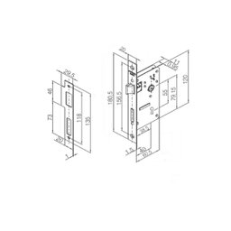Fechadura Porta Interna Quarto Sala Pado Concept 414 - 3