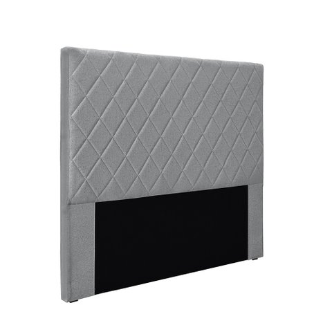 Cabeceira Cama Box Casal 140 Cm Dubai Linho Cinza S04 - D'Rossi