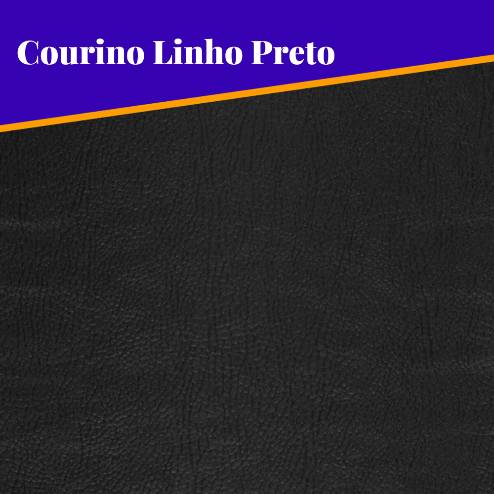 Bicama Box com Baú Viúvo 120x203 com Colchão Auxiliar Courino Linho Preto - 5