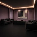 Ver imagem 1 de Piso Vinílico em Manta PVC 0,7mm Antiderrapante 4m² Liso Fosco Preto