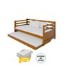 Bicama Solteiro com 2 Colchões em Madeira Enjoy - 2
