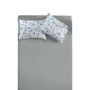 Ver imagem 1 de Jogo Simples Doce Vida Lisboa/Cinza Queen