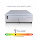 Ver imagem 4 de Conjunto Box Branco Luanda Branco Espuma D28 King 193x203x62 - King House