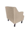 Ver imagem 3 de Sofá Divã + 2 Poltronas Capitonê para Consultório e Clínica Psicanálise - Veludo - Sv Decor:bege