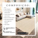 Ver imagem 4 de Tapete Sala Sisal Grande 200 x 250 Antiderrapante Tapete para Decoração Quarto de Casal Bege Palha