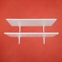 Ver imagem 5 de Prateleira 70X30 Cm Mdf Branco Com Suporte Mão Francesa