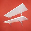 Ver imagem 7 de Prateleira 70X30 Cm Mdf Branco Com Suporte Mão Francesa