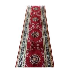 Passadeira 5Mt Belga Aveludado 60x500cm Mandala Vermelho - 2