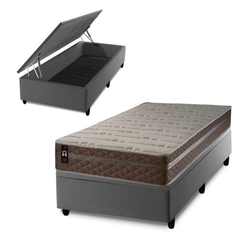 Cama Box Baú Georgia 96x203 com Molas Ensacadas King House