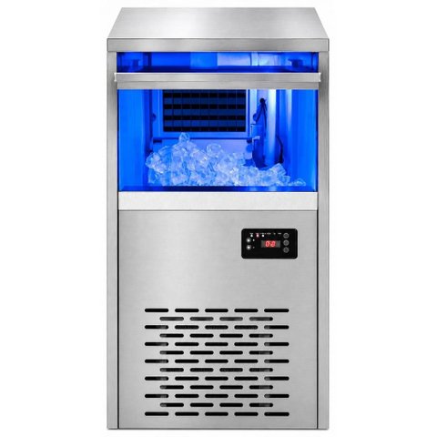 Máquina de Gelo 30kg por Dia Inox 220V Haut Produção Rápida com Reservatório