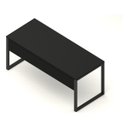 Ver imagem 2 de Escrivaninha Mesa Job Estilo Industrial 1,20x0,60 Mdp 25mm Preta