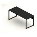 Ver imagem 1 de Escrivaninha Mesa Job Estilo Industrial 1,20x0,60 Mdp 25mm Preta