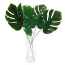 Ver imagem 7 de Kit 4 Costela De Adão Artificial 70cm Planta Verde Realista