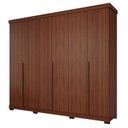 Ver imagem 2 de Guarda-roupa Casal 6 Portas com Pés 267cm 100% Mdf Linhares Espresso Móveis