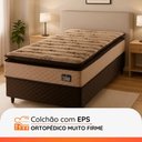 Ver imagem 2 de Colchão Solteiro Hellen Ortopédico Van Gogh D33 Marrom 88x188x29cm Marrom