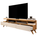 Ver imagem 5 de Rack para Sala TV 70 Polegadas Vivare 1.8 Wood Moderno Nature/Off White