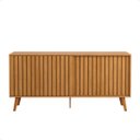 Ver imagem 7 de Buffet Nature Moderno Mdf/mdp Portas de Correr Ripado