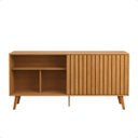 Ver imagem 6 de Buffet Nature Moderno Mdf/mdp Portas de Correr Ripado