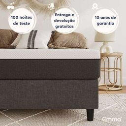 Kit Colchão + Cama Box Emma Original Queen (158x198cm) - 4
