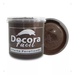 Cimento Queimado com Efeito Perolizado Decora Fácil 1kg - Marrom - 7