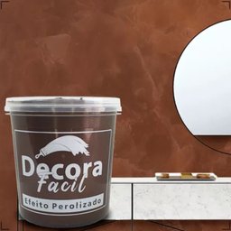 Cimento Queimado com Efeito Perolizado Decora Fácil 1kg - Marrom - 8