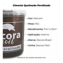 Ver imagem 5 de Cimento Queimado com Efeito Perolizado Decora Fácil 1kg - Marrom