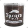 Cimento Queimado com Efeito Perolizado Decora Fácil 1kg - Marrom - 1