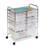 Carrinho Organizador Multiuso Aço 12 Gavetas Cromado - 1