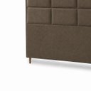 Ver imagem 6 de Cabeceira para Cama Casal King Estofada 1,93 ,Mts Alice Vilajo: Suede Marrom