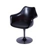 Cadeira Tulipa Saarinen com Braço Preta - Preto - 2