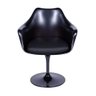 Cadeira Tulipa Saarinen com Braço Preta - Preto - 1