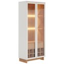 Ver imagem 3 de Conjunto Sala de Jantar Cristaleira Tijuca e Buffet Vicky C05 Freijó/Off White - Mpozenato