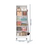 Multiuso Linus 2 Portas Organizador Compacto Versátil Moderno Lavanderia Profissional Decor Branco - 2