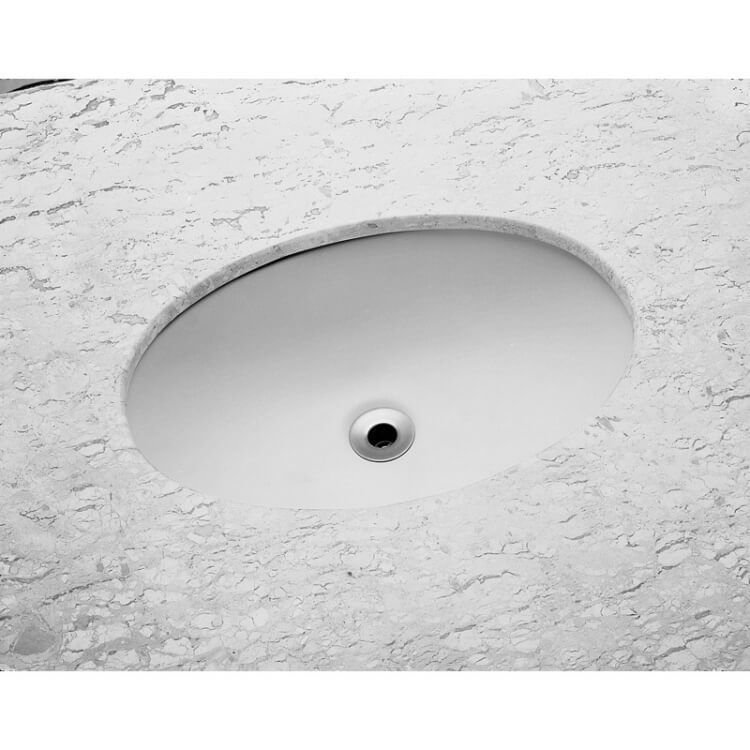 Ver imagem 1 de CUBA EMBUTIR OVAL 495*330 BRANCA  INCEPA