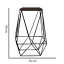 Ver imagem 3 de Kit 10 Banqueta Alta Loli Gourmet Industrial Cozinha Bar Balcão Bistrô Ferro Preto Suede Marrom