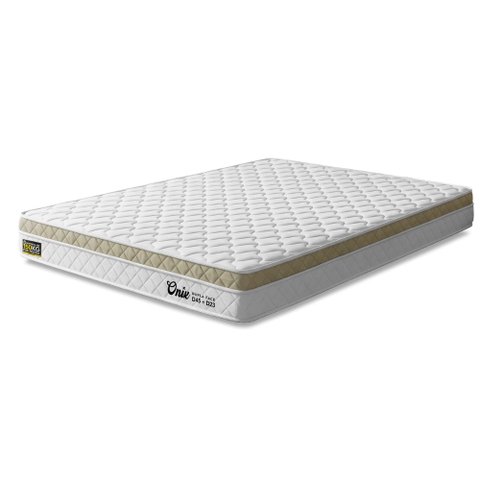 Colchão Casal Espuma Ortopédica Onix D45 138x188x20cm Hellen - Suporta até 150 kg por Pessoa