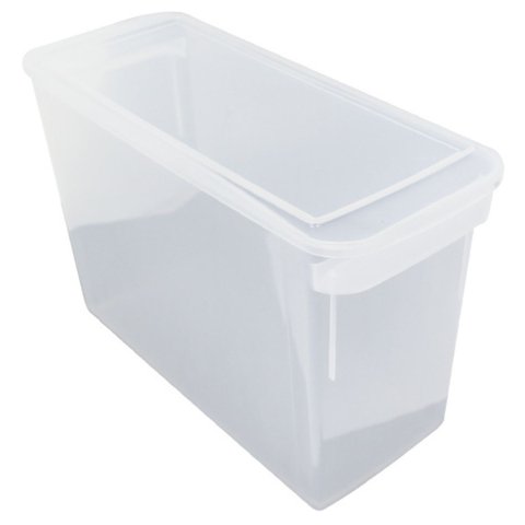 Caixa Organizadora Multiuso com Tampa para Pasta Suspensa e Objetos - Branco