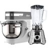 Kit Batedeira Planetária White Bowl Inox e Liquidificador New Osterizer - 127V - 1