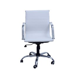 Cadeira de Escritório Esteirinha Baixa Prizi - Branca - 1